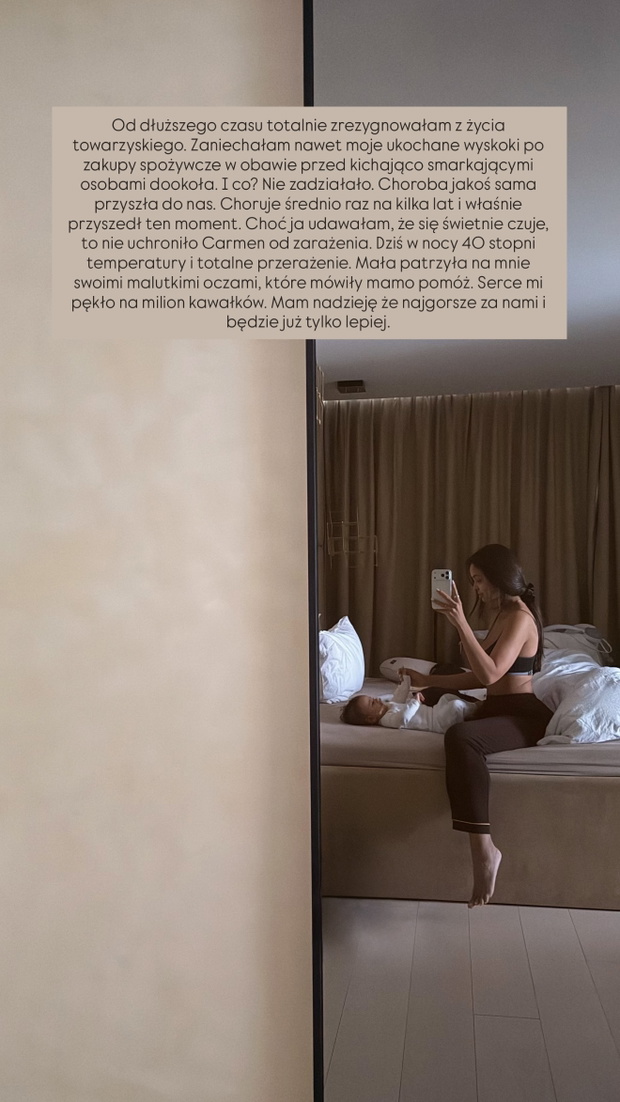 Klaudia El Dursi o stanie zdrowia córeczki