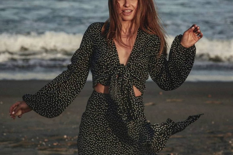 Anna Lewandowska w spódnicy Bohemi Soul