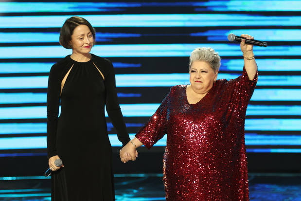 Ewa Bem i Natalia Przybysz na festiwalu w Sopocie