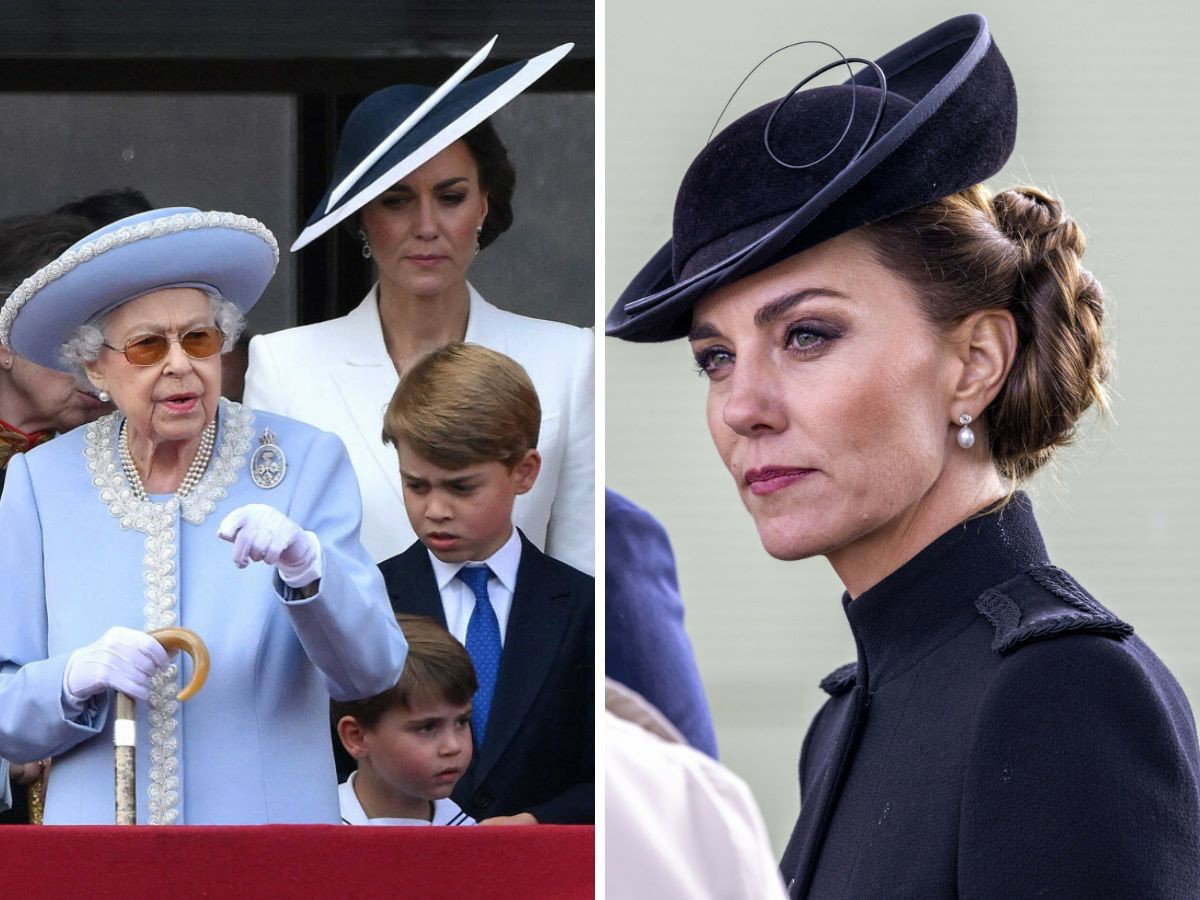 kate middleton dzieci i królowa elżbieta II
