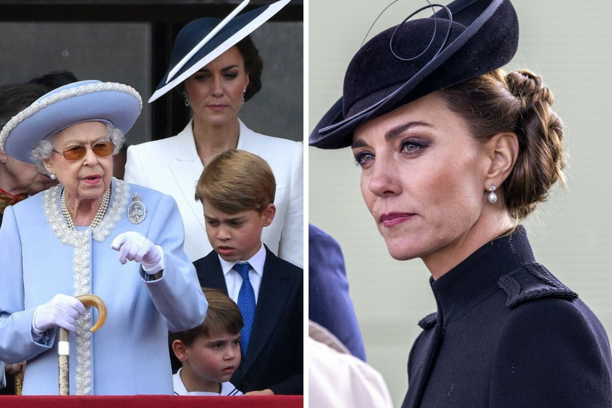 kate middleton dzieci i królowa elżbieta II
