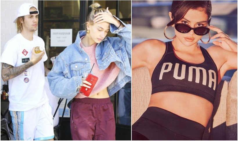 Justin Bieber, Hailey Baldwin, Selena Gomez