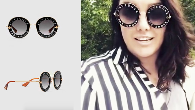 Ewa Farna w okularach Gucci