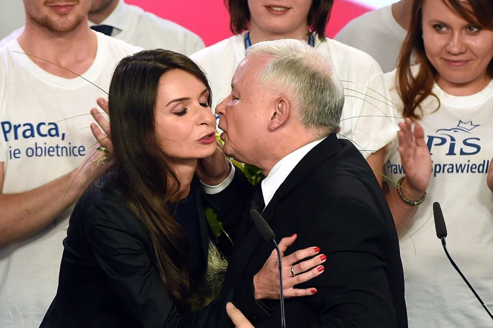 Marta Kaczyńska na wyborze wieczornym PiS