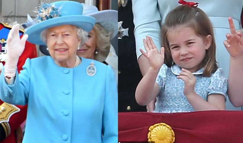 Księżniczka Charlotte i Elżbieta II