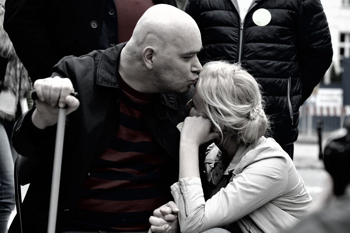Tomasz Kalita i jego żona Anna Monkos