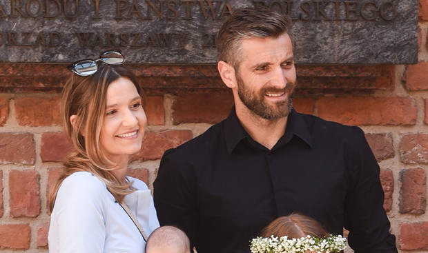 Joanna Koroniewska, Maciej Dowbor na komunii córki Janinki