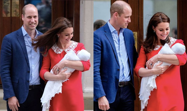 księżna Kate, książę William, książę Louis