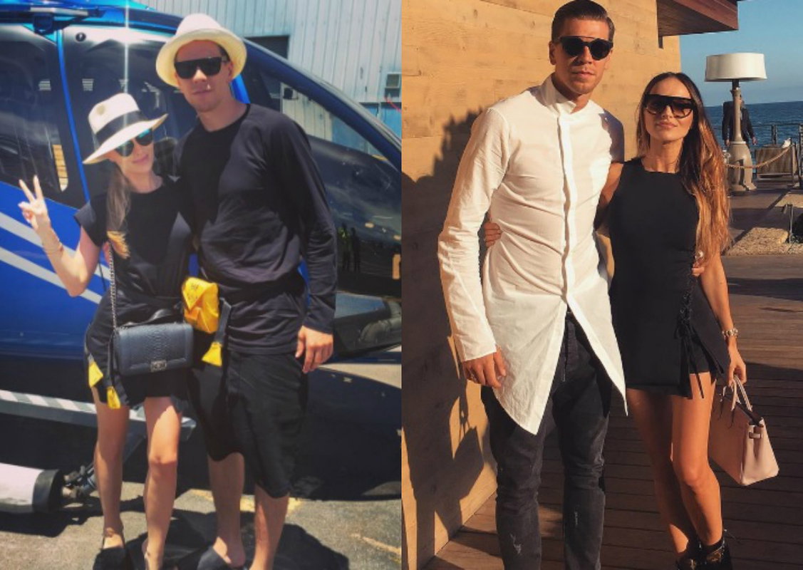 Najpierw Szczęsny pokazał designerskie klapki, teraz koszulę! Fani źli na Marinę: "Przestań stylizować biednego Wojtka"