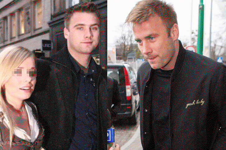 Artur Boruc z byłą żoną