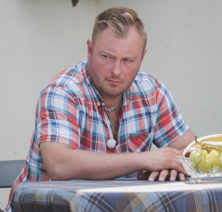 Łukasz na planie 5. edycji "Rolnik szuka żony"