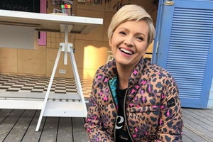 Dorota Szelągowska na planie swojego programu