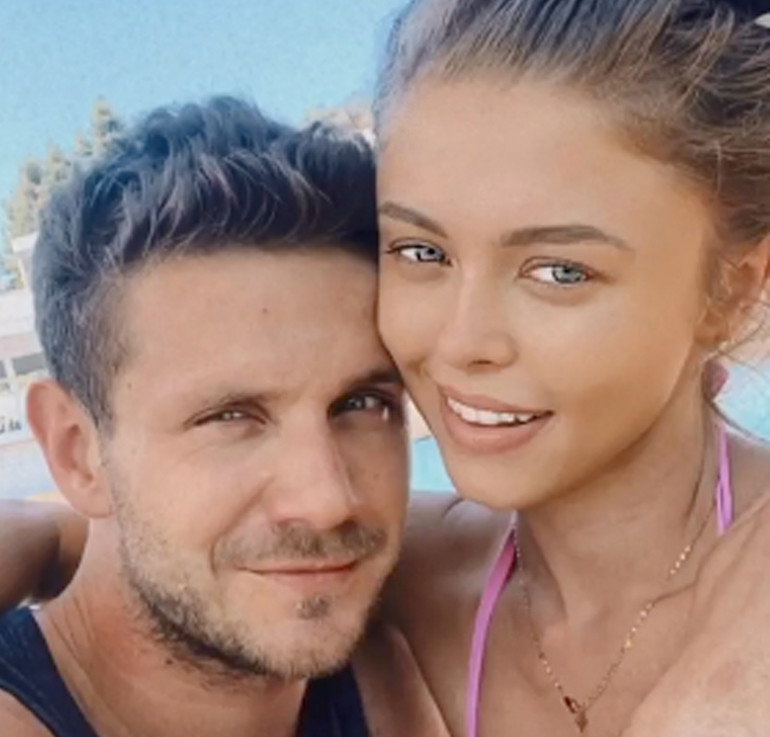 Joanna Opozda i Antoni Królikowski na wakacjach
