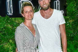 Zofia Zborowska i Andrzej Wrona na pierwszej imprezie po zaręczynach
