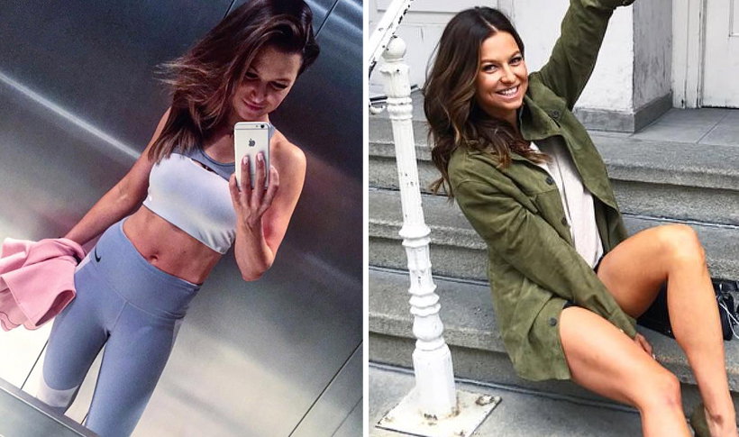 Anna Lewandowska w eleganckiej stylizacji