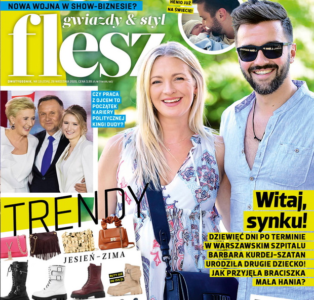 Basia Kurdej Szatan na okładce Flesza