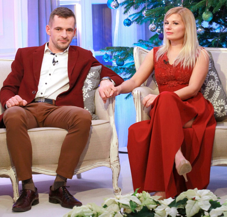 Adrian i Ilona z Rolnik szuka żony 6 na nagraniu świątecznego odcinka
