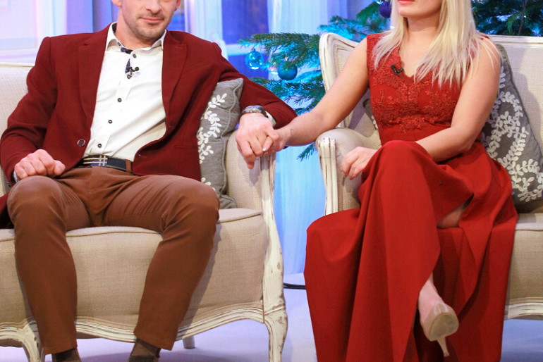 Adrian i Ilona z Rolnik szuka żony 6 na nagraniu świątecznego odcinka