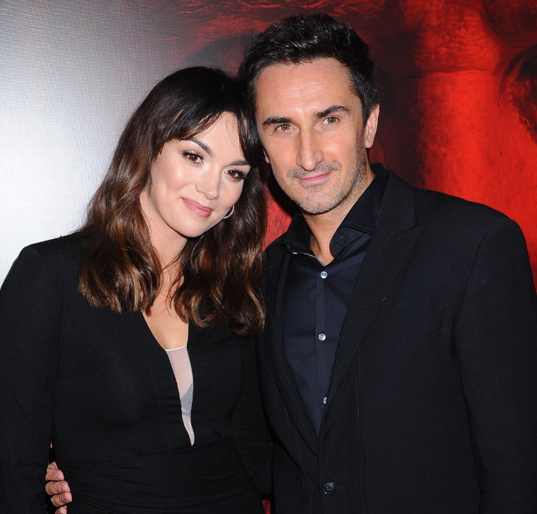 Paulina Krupińska i Sebastian Karpiel-Bułecka na premierze filmu "Ukryta gra"