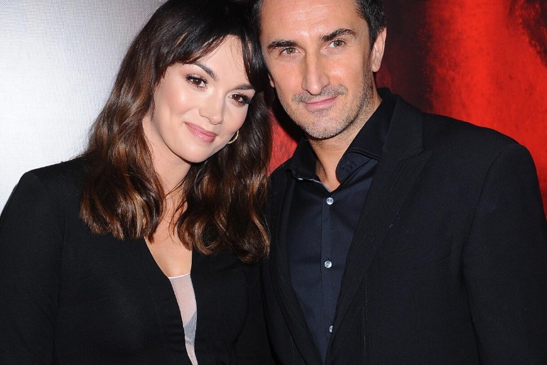 Paulina Krupińska i Sebastian Karpiel-Bułecka na premierze filmu "Ukryta gra"