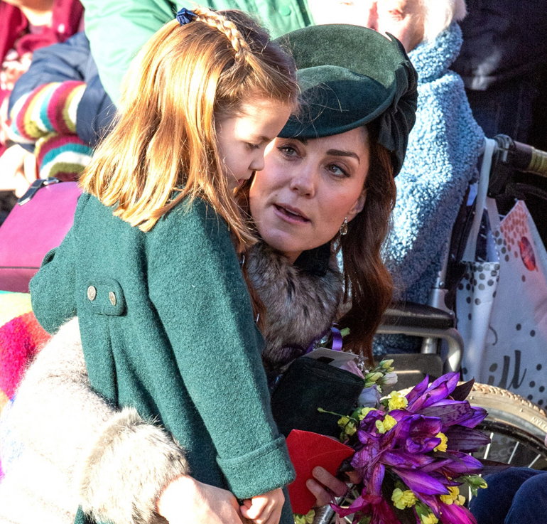 Kate z księżniczką Charlotte