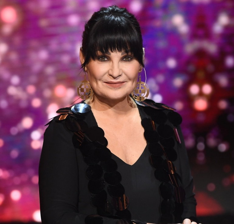 Iwona Pavlović na planie Tańca z Gwiazdami