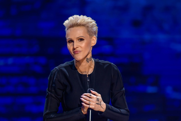 Agnieszka Chylińska na festiwalu w Sopocie