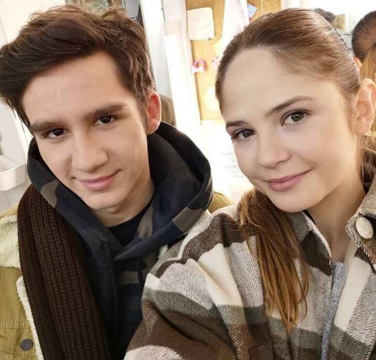 Monika Mielnicka na planie M jak miłość