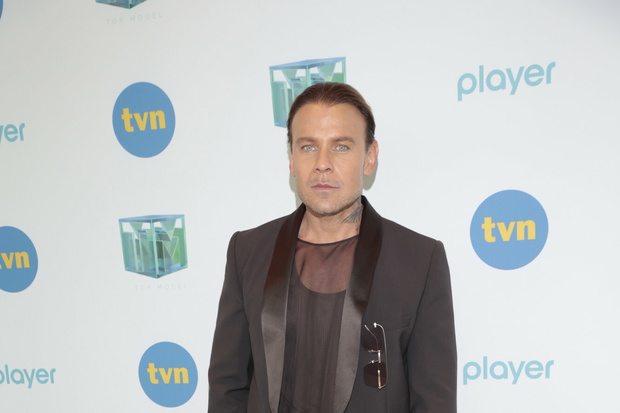 Dawid Woliński na spotkaniu prasowym "Top Model"