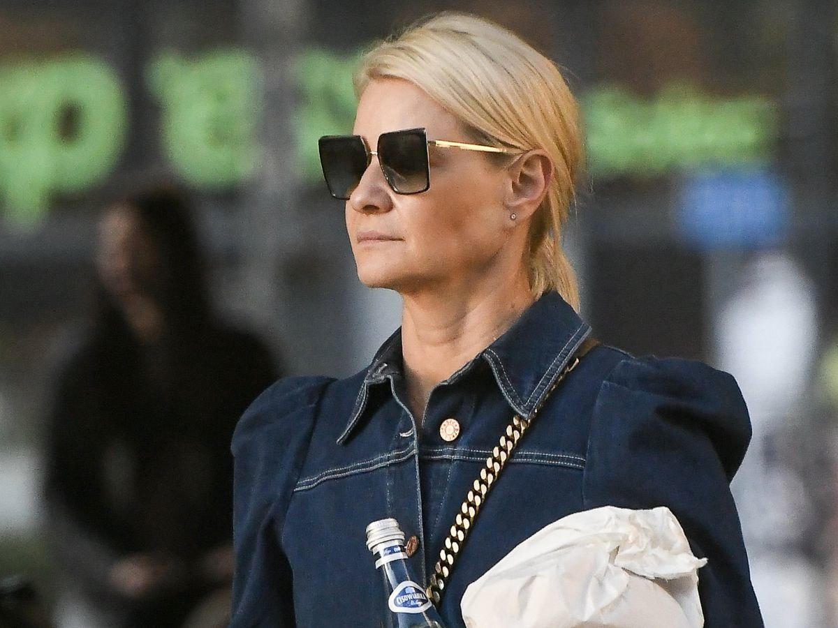 Małgorzata Kożuchowska z torebką Yves Saint Laurent