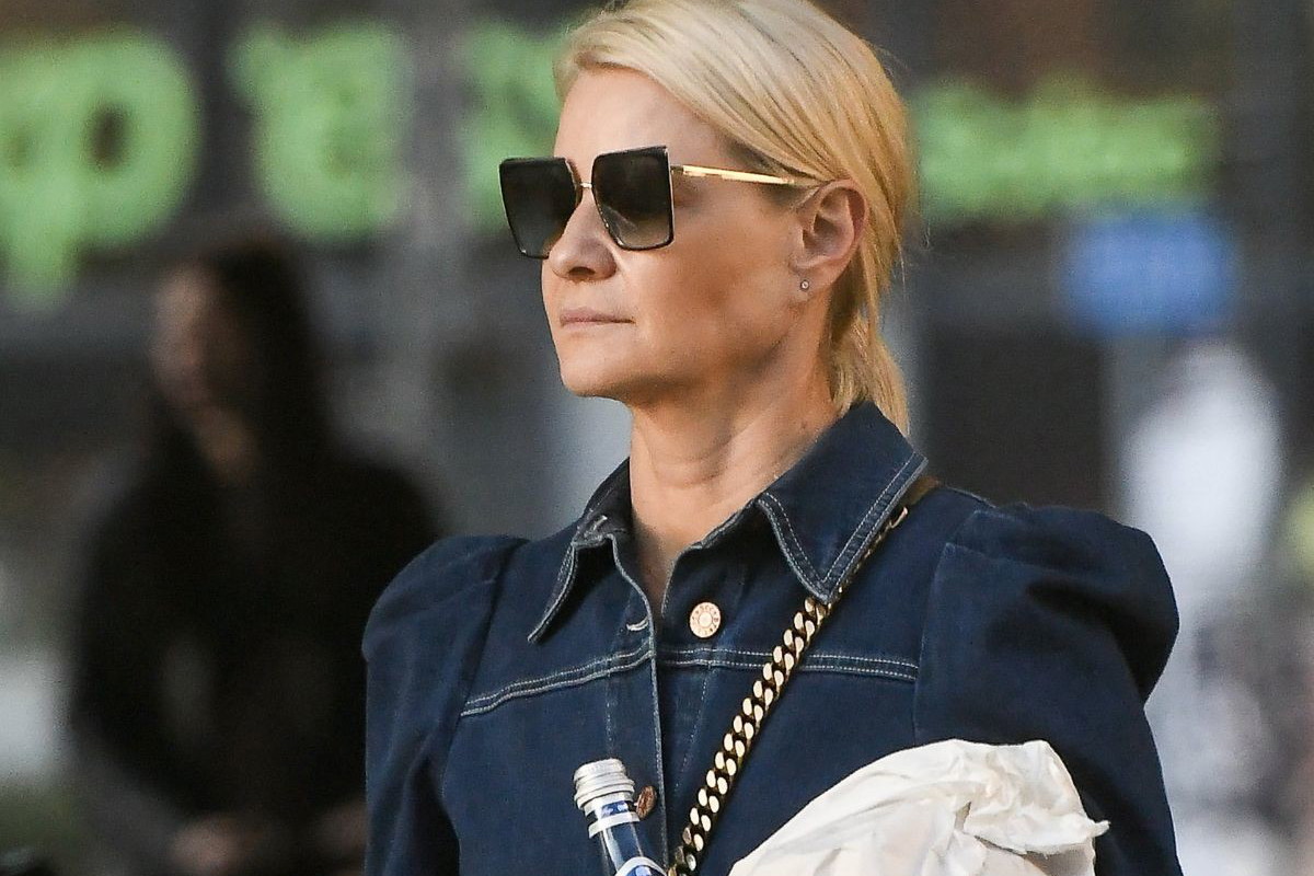 Małgorzata Kożuchowska z torebką Yves Saint Laurent