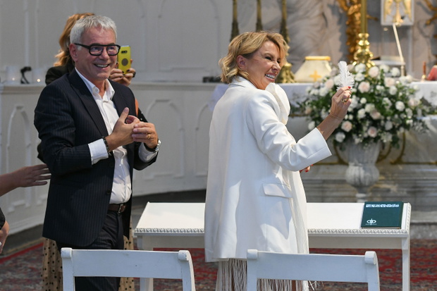 2023.09.15 WarszawaRobert Janowski z zona Monika JanowskaFOT TER/FRB
