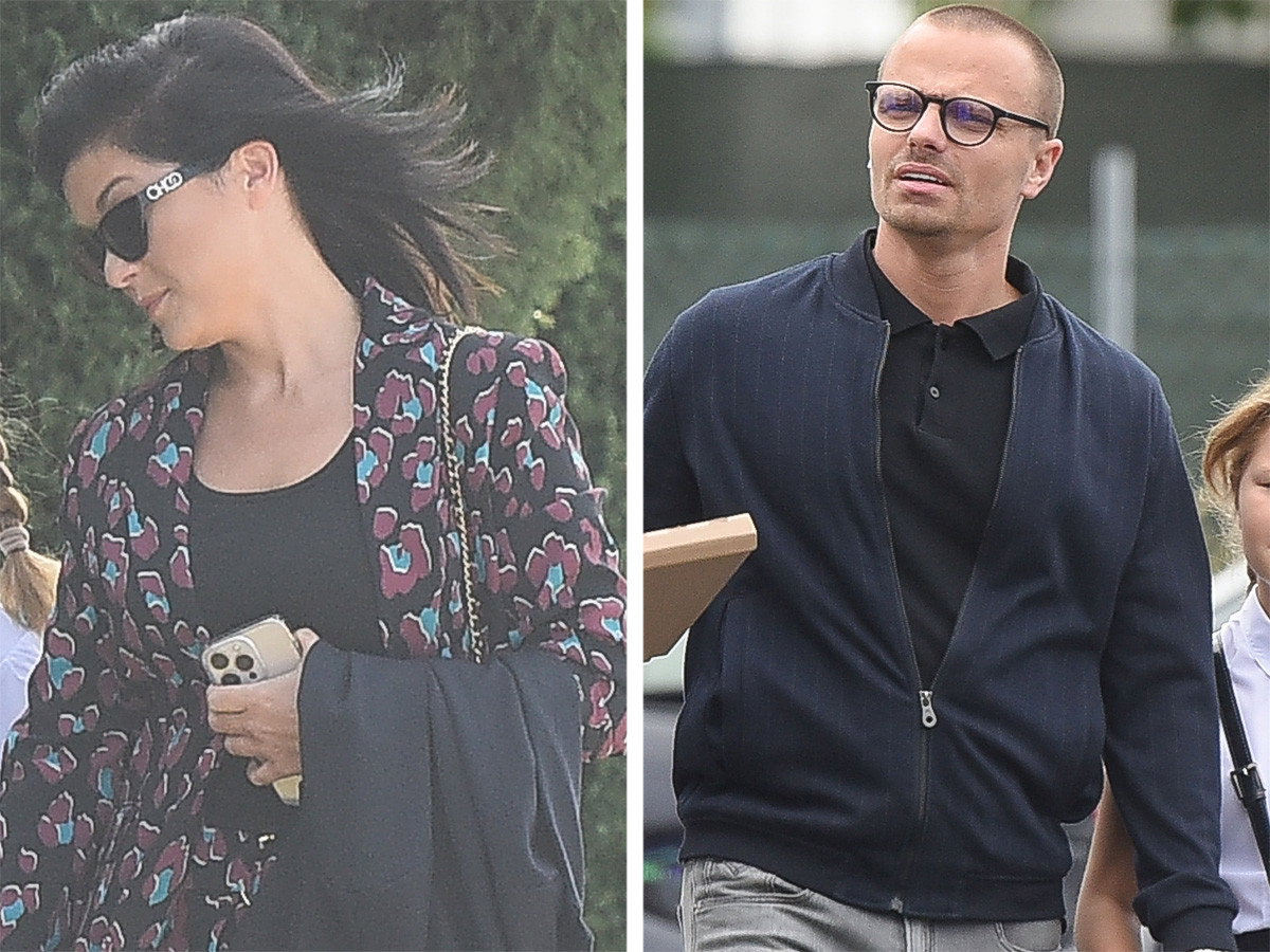 Katarzyna Cichopek i Marcin Hakiel na rozpoczęciu roku szkolnego z córką