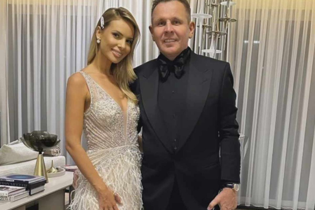 Izabela Janachowska z mężem