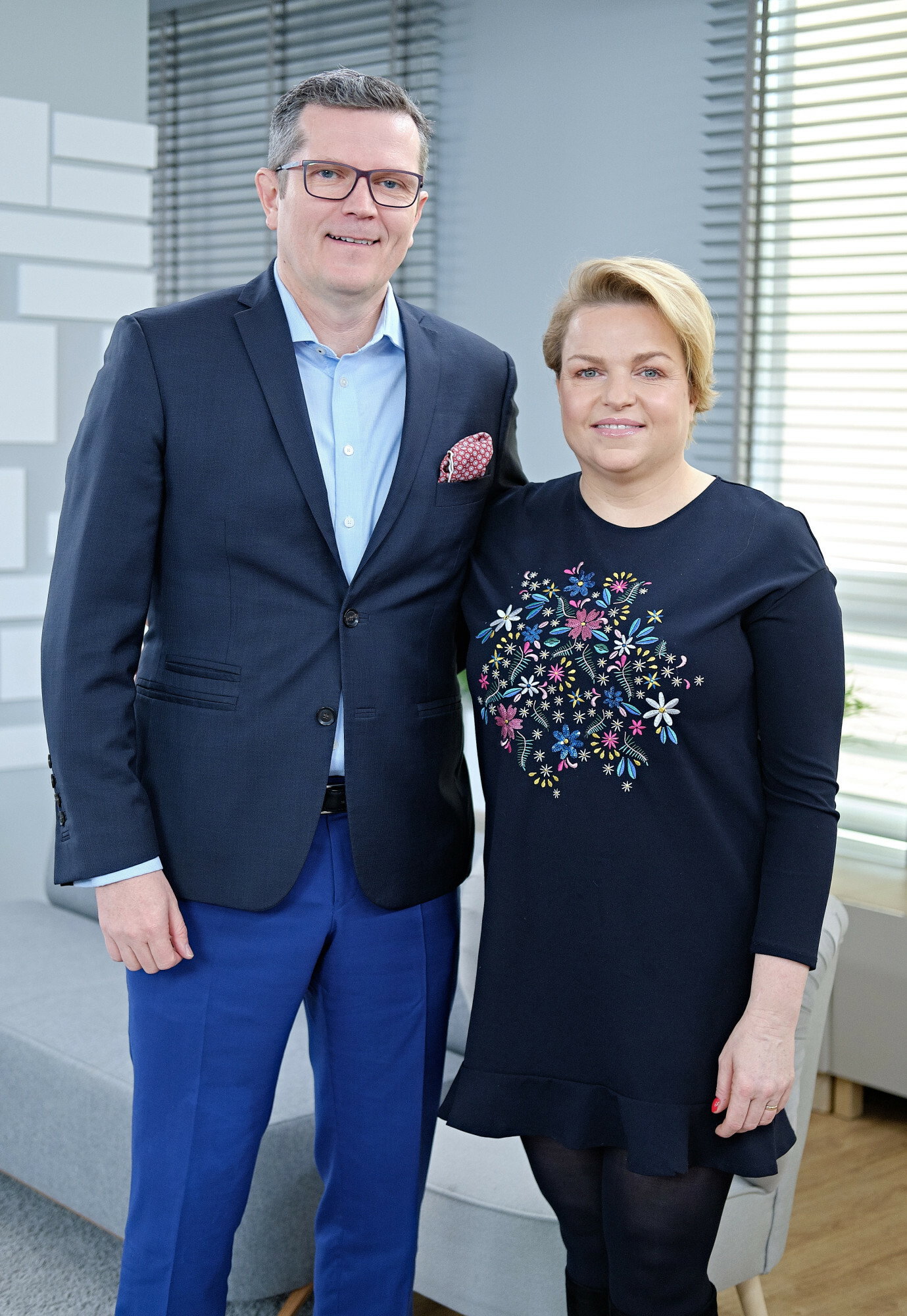 Katarzyna Bosacka z mężem