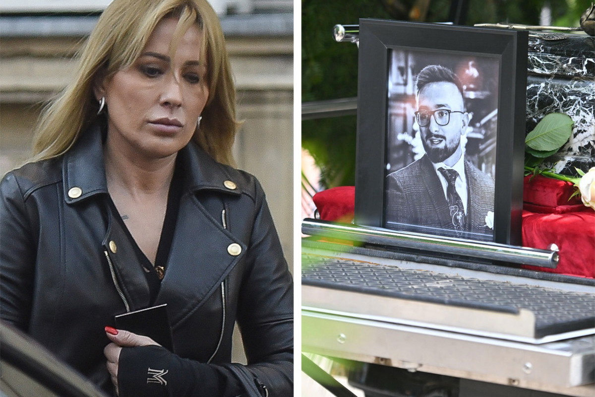 Sylwia Peretti trzymała wyjątkowy przedmiot podczas pogrzebu syna