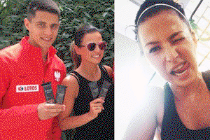 Anna Lewandowska, Bartosz Kapustka
