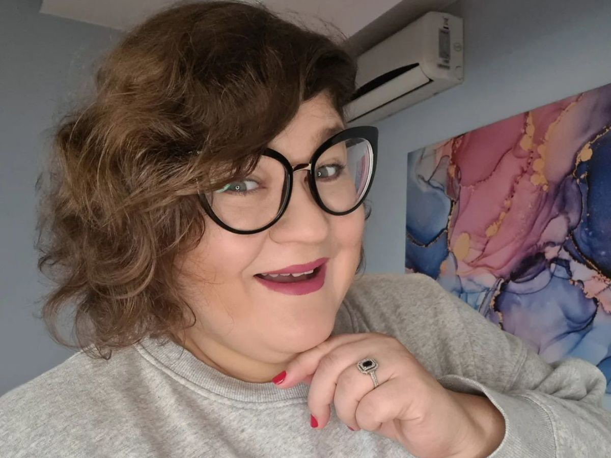Uśmiechnięta Dominika Gwit