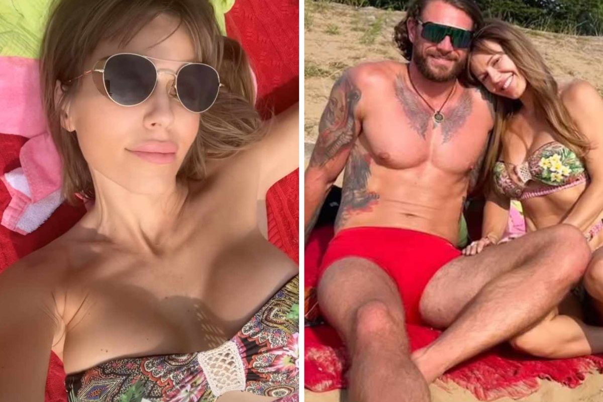 Doda i Dariusz Pachut spędzają czas na plaży