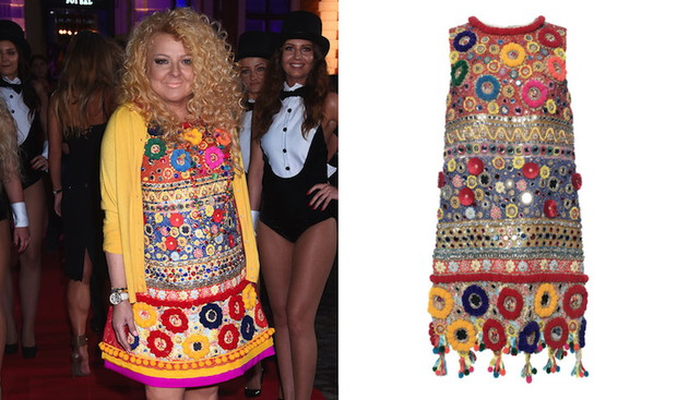 Magda Gessler i sukienka Dolce & Gabbana