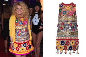Magda Gessler i sukienka Dolce & Gabbana