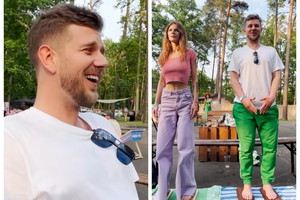 Antoni Królikowski i Izabela wyjechali na leśny festiwal