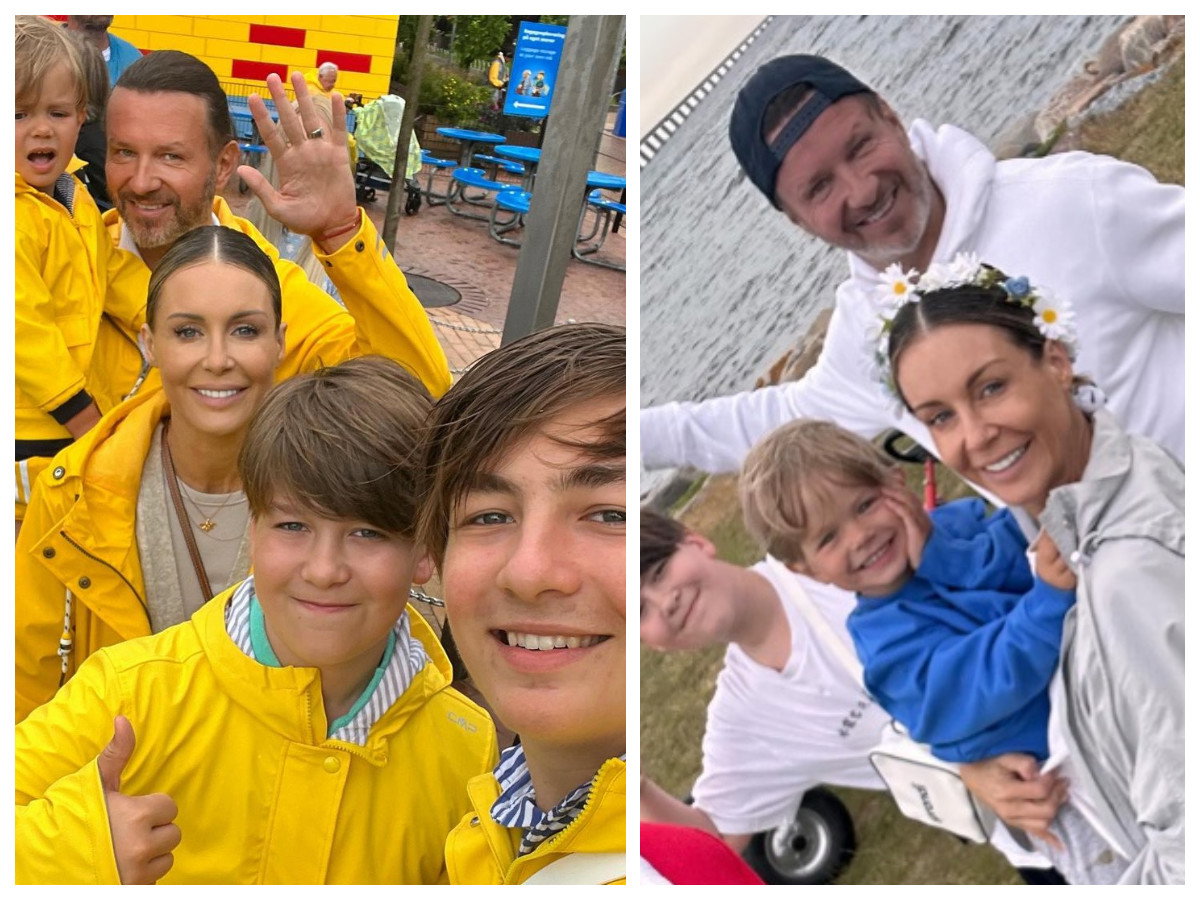 Małgorzata Rozenek z bliskimi w identycznych stylizacjach