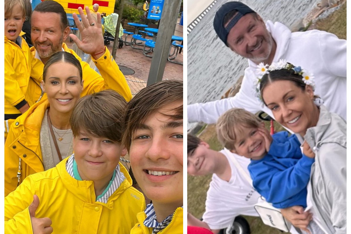 Małgorzata Rozenek z bliskimi w identycznych stylizacjach