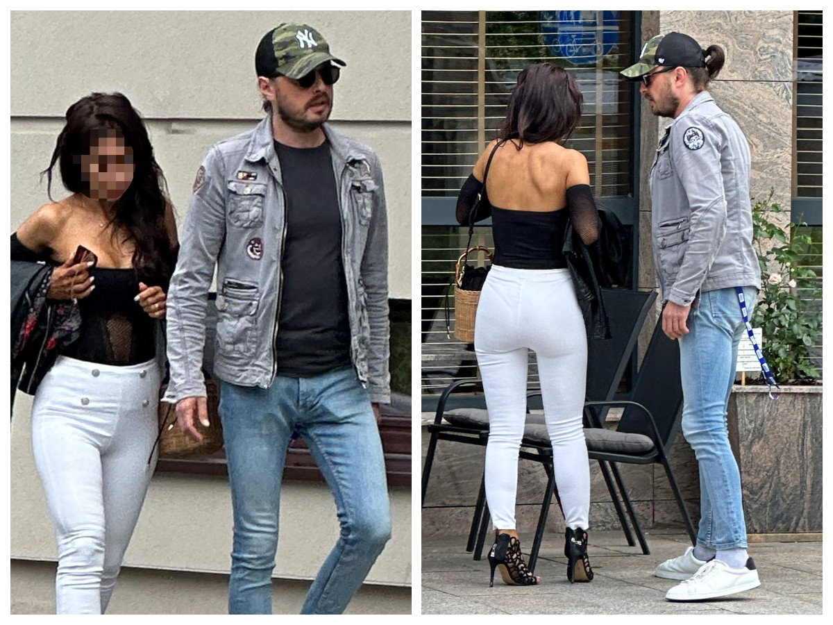 Piotr Cugowski i jego nowa partnerka spotkali paparazzi