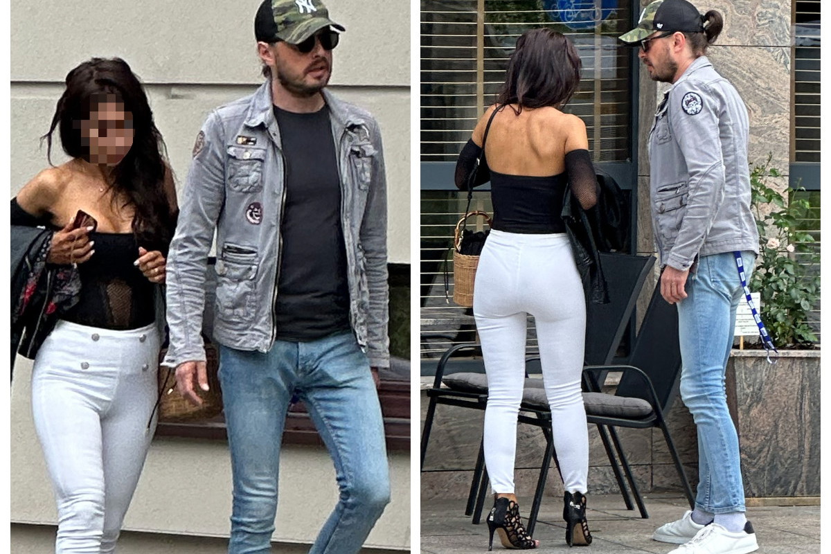Piotr Cugowski i jego nowa partnerka spotkali paparazzi