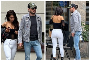 Piotr Cugowski i jego nowa partnerka spotkali paparazzi