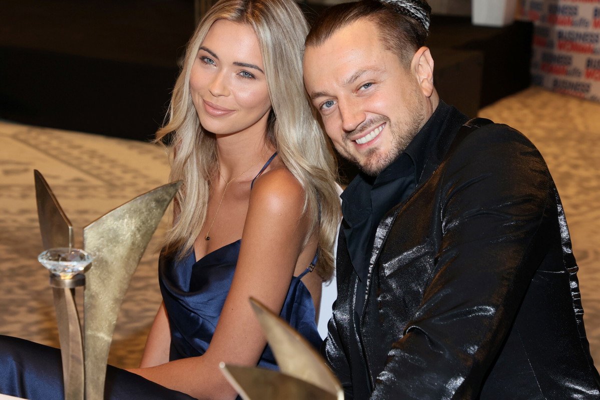 Sandra Kubicka i Alek Baron na gali Fundacji Rak'n'Roll.