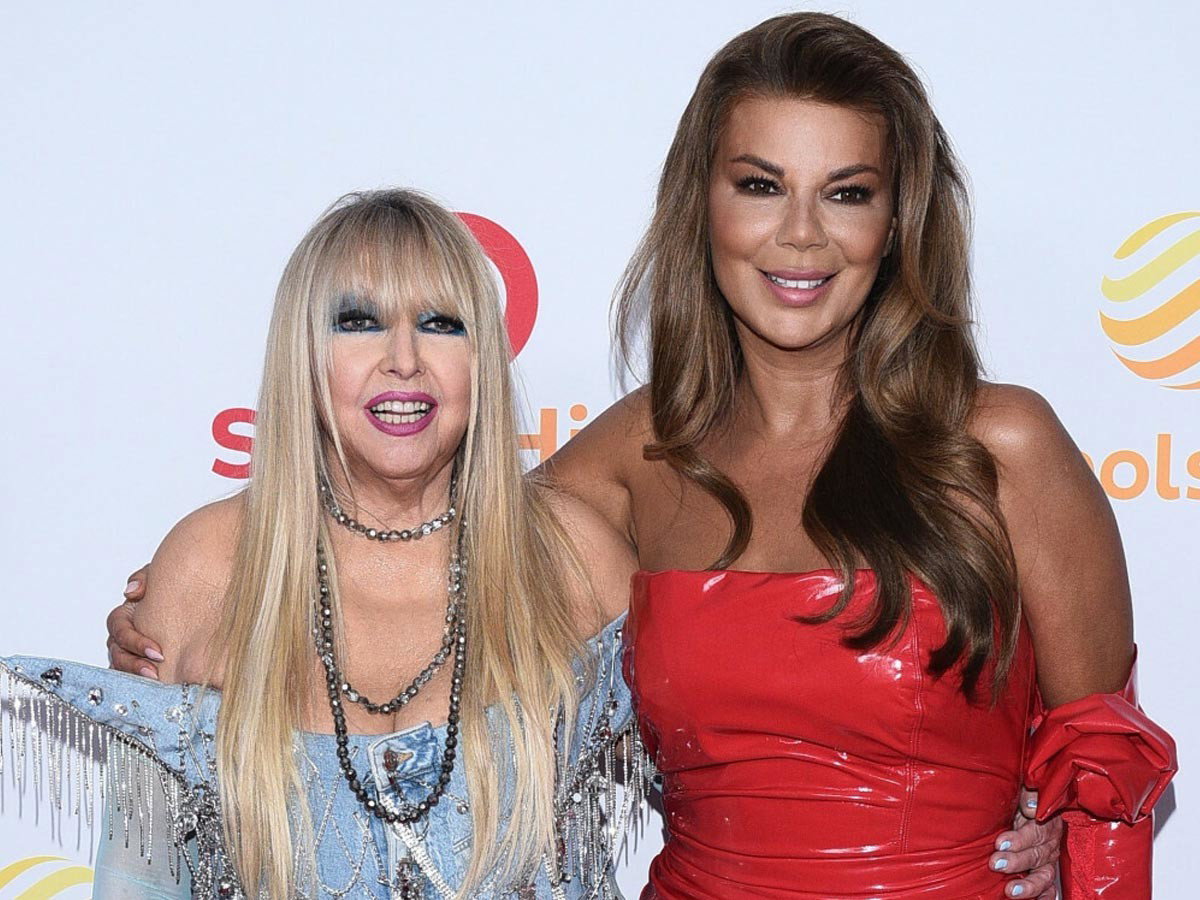 Maryla Rodowicz i Edyta Górniak na festiwalu w Sopocie