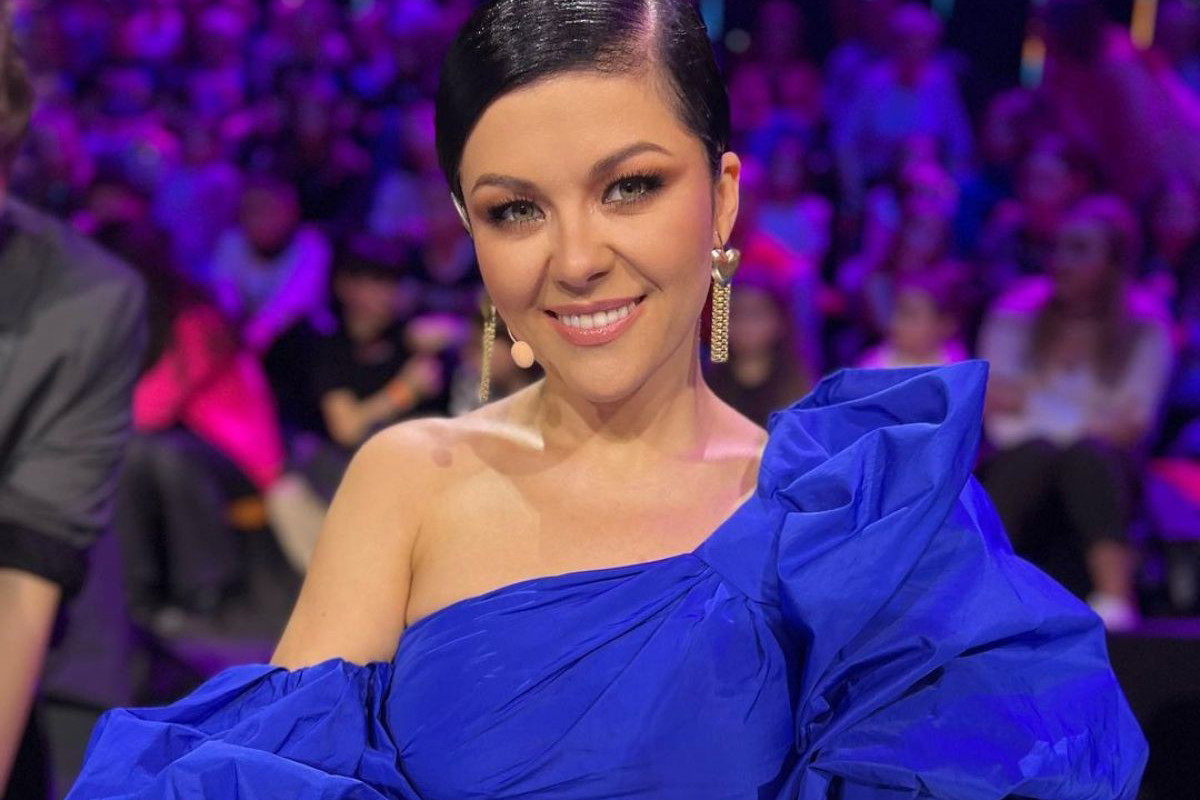 Katarzyna Cichopek w niebieskiej sukience Pinko za 2 tys zł